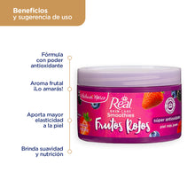 Cargar imagen en el visor de la galería, Crema Real Frutos Rojos Smoothies 220 g