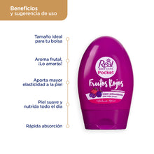 Cargar imagen en el visor de la galería, Crema Real Frutos Rojos Pocket 90 ml