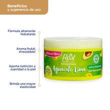 Cargar imagen en el visor de la galería, Crema Real Aguacate Lima Smoothies 220 g
