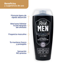 Cargar imagen en el visor de la galería, Crema Total Real Men Crema Líquida Corporal 400 ml
