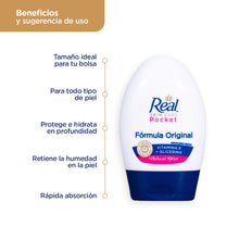 Cargar imagen en el visor de la galería, Crema Real Fórmula Original Pocket 90 ml
