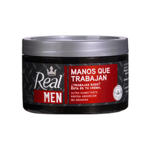 Cargar imagen en el visor de la galería, Manos que Trabajan Real Men Crema Sólida Corporal 220 g
